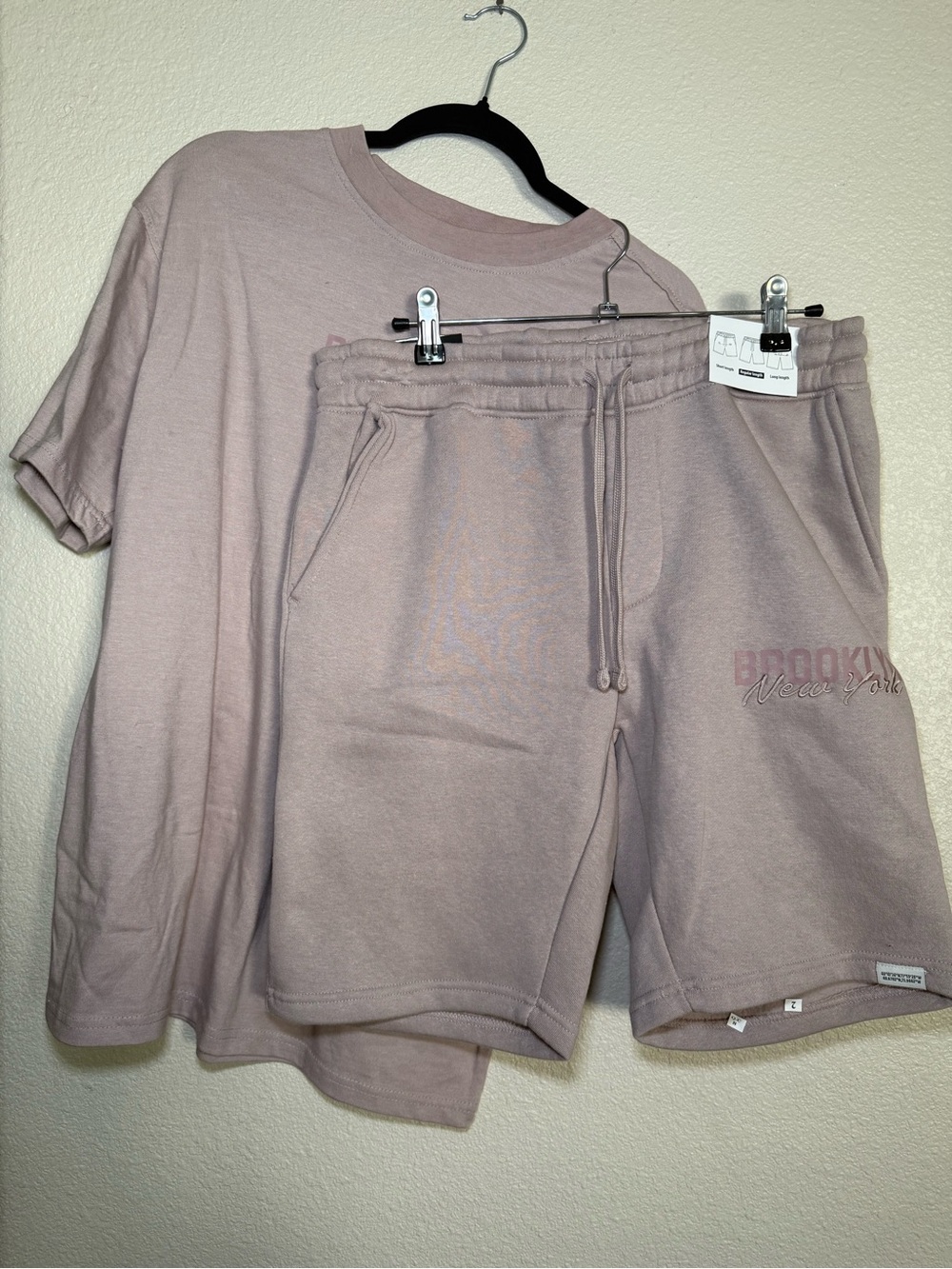 NWT Public Supply 2 Piece Set Relaxed Fit Shorts and T-shirt Set Size M